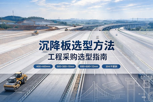 建华沉降板选择方法