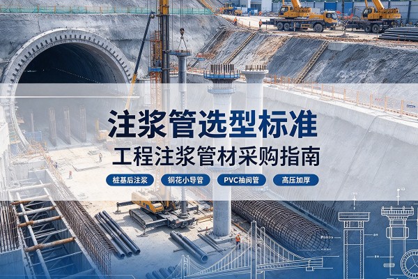 建华注浆管选型标准
