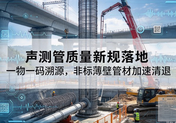建华声测管质量新规落地，一物一码溯源，非标薄壁管材加速清退