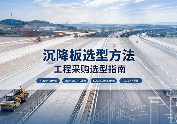 建华沉降板选择方法