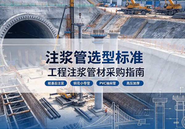 建华注浆管选型标准